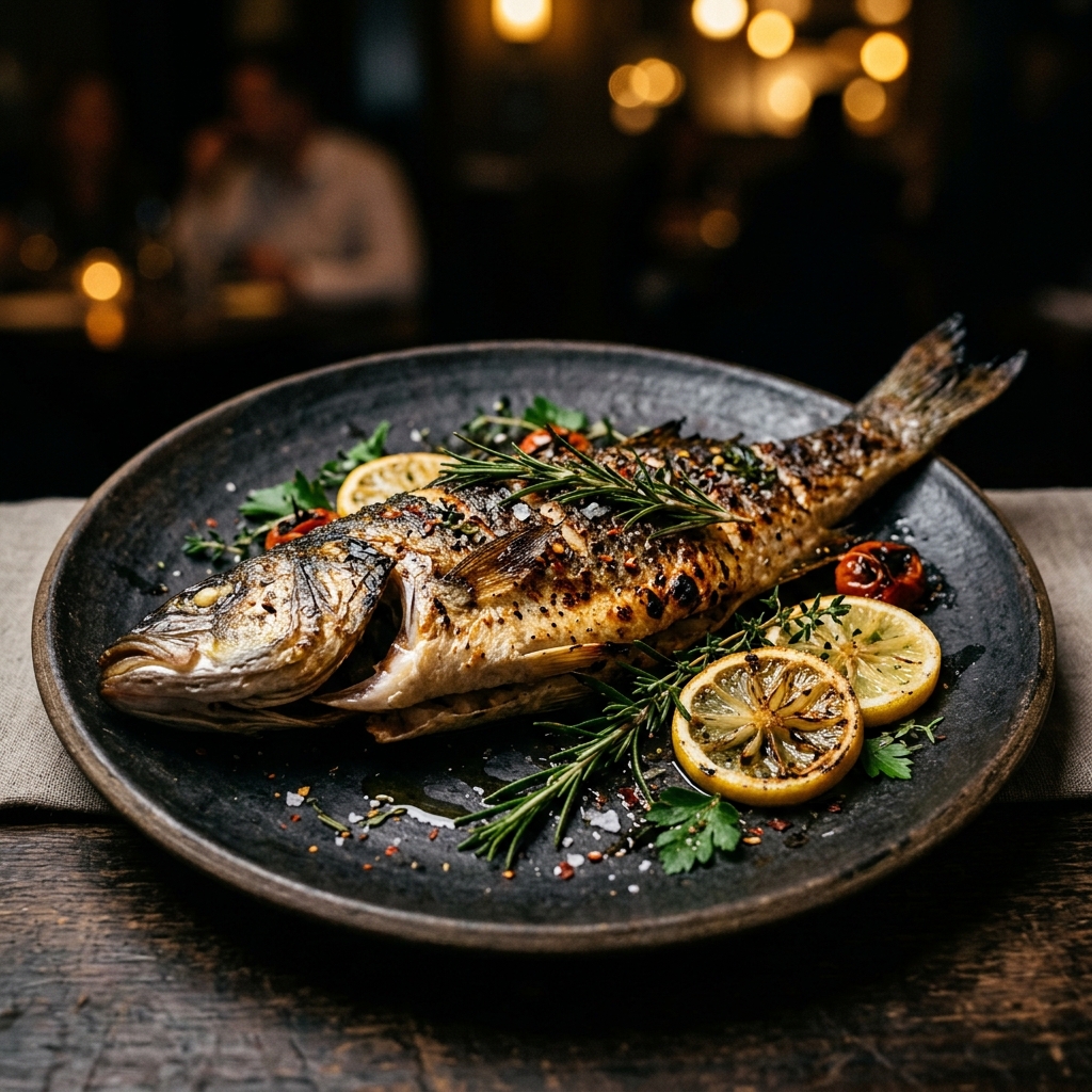 Grilled Sea Bass