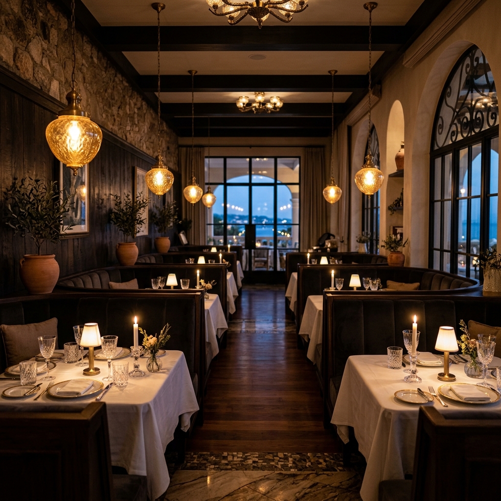 Tres Forcas restaurant interior