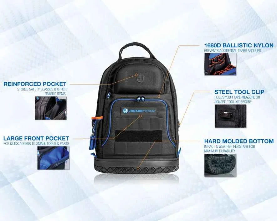 BP-100 Technician's Tool Bag Backpack