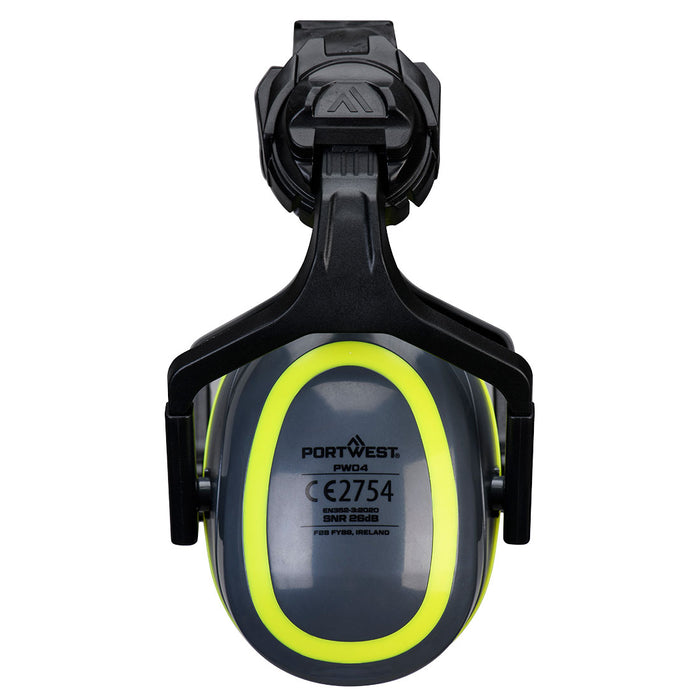 Portwest PW04 HV Extreme – Coquilles Anti-Bruit Clipsables sur Casque