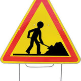 Panneau avec pied solidaire Travaux