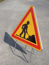 Panneau avec pied solidaire Travaux